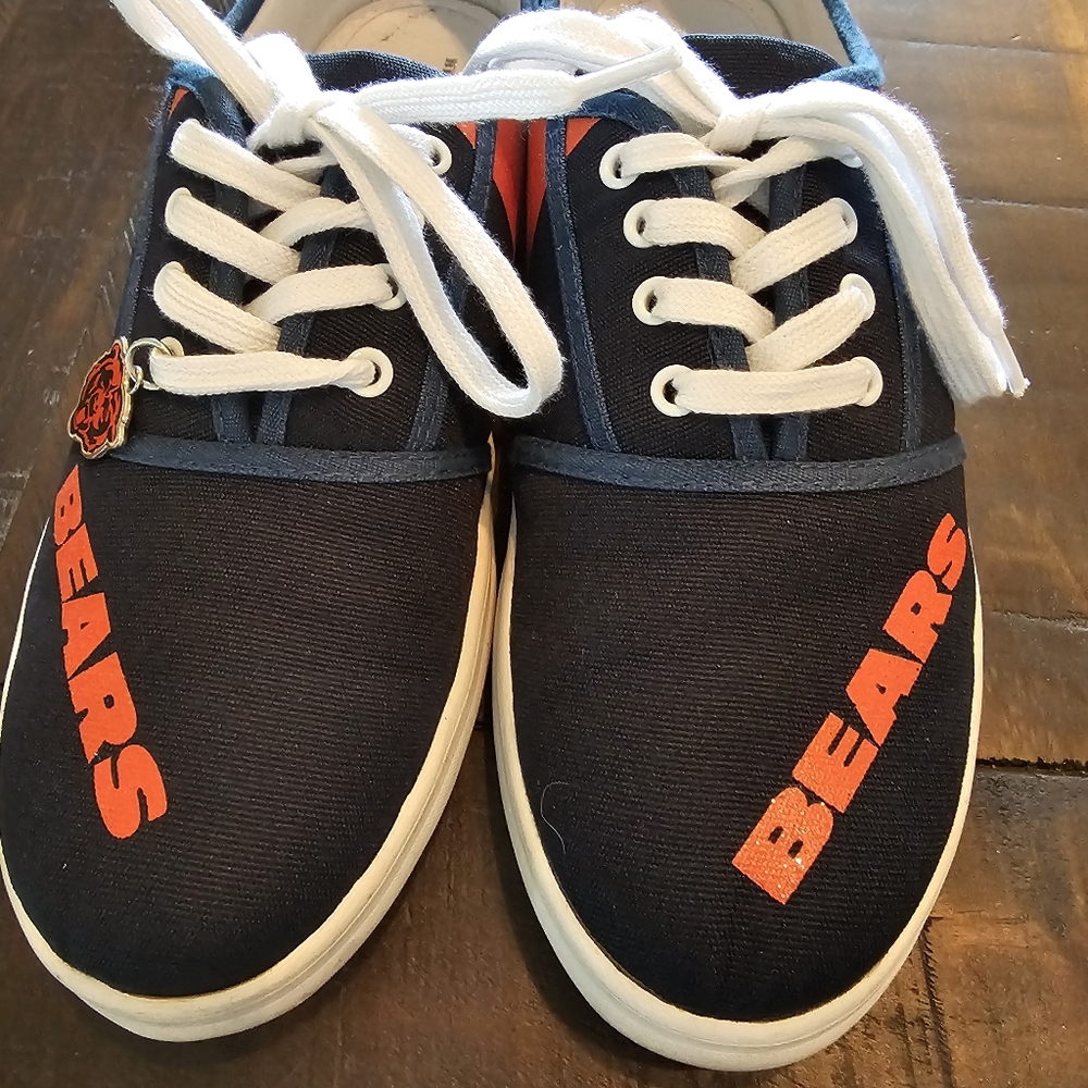 Women's Chicago Bear Tennis Shoes Size 10